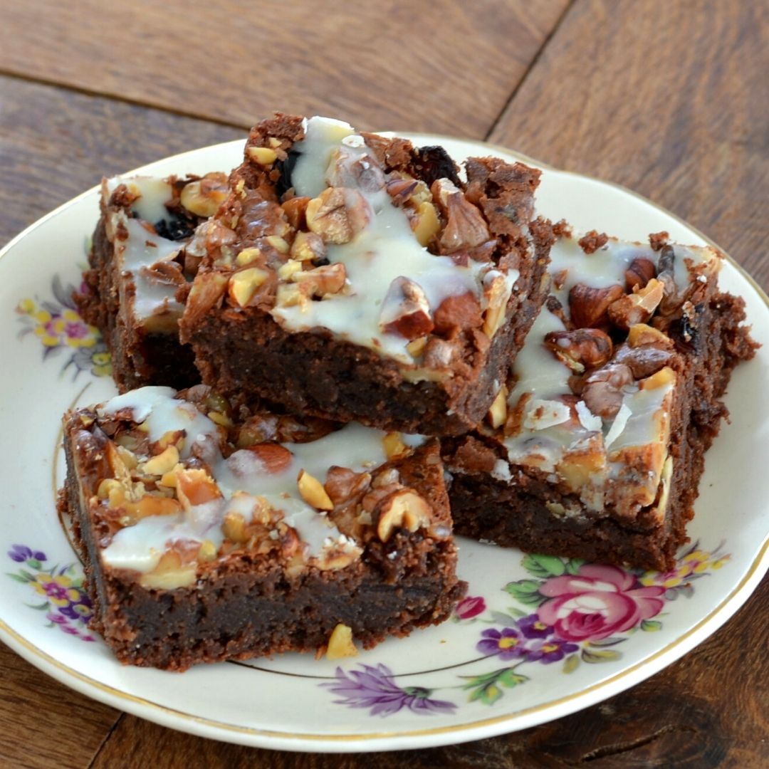 Brownies met amandelmeel